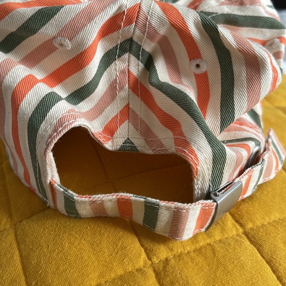 Aerie O/S Multicolored Striped BaseBall Cap - Picture 3 of 3